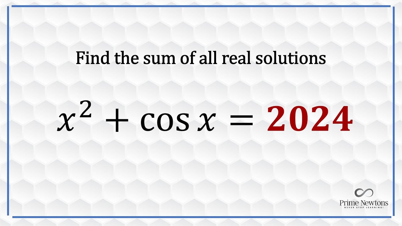 x^2 + cos x = 2024