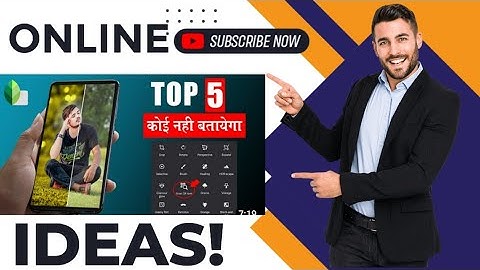 Snapseed Top 5 Photo Editing Tricks & Tips | Google Snapseed Secret Trick| Use QR Look in your photo