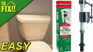 Installing FluidMaster 400A Fill Valve in your toilet. Do It yourself!