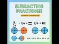 How to subtract fractions (easy step-by-step tutorial)