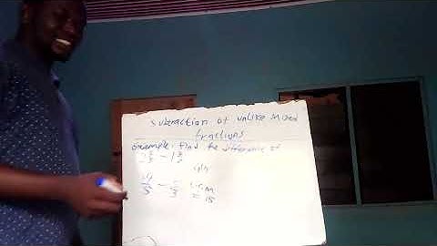 How to subtract fractions (easy step-by-step tutorial)