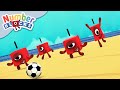 @Numberblocks - Time for Sports! | Learn to Count | Move More Month