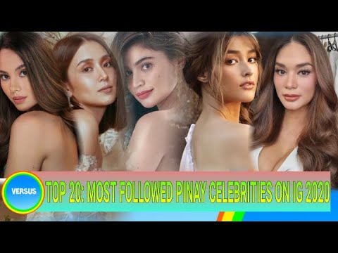 TOP 20: MOST FOLLOWED PINAY CELEBRITIES ON INSTAGRAM 2020 - YouTube