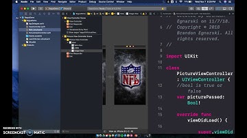 Create a Segue Between View Controller - Xcode 10 : Swift 4