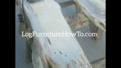 Two Special Benches - Log Furniture Any Way You Like