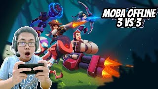Game Moba Offline 3 Vs 3 !! Keren Banget Sih Ini Game - Heroes Strike Gameplay Android screenshot 1