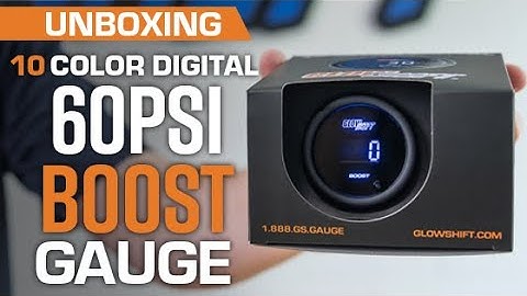 Unboxing | GlowShift 10 Color Digital Series 60 PSI Boost Gauge