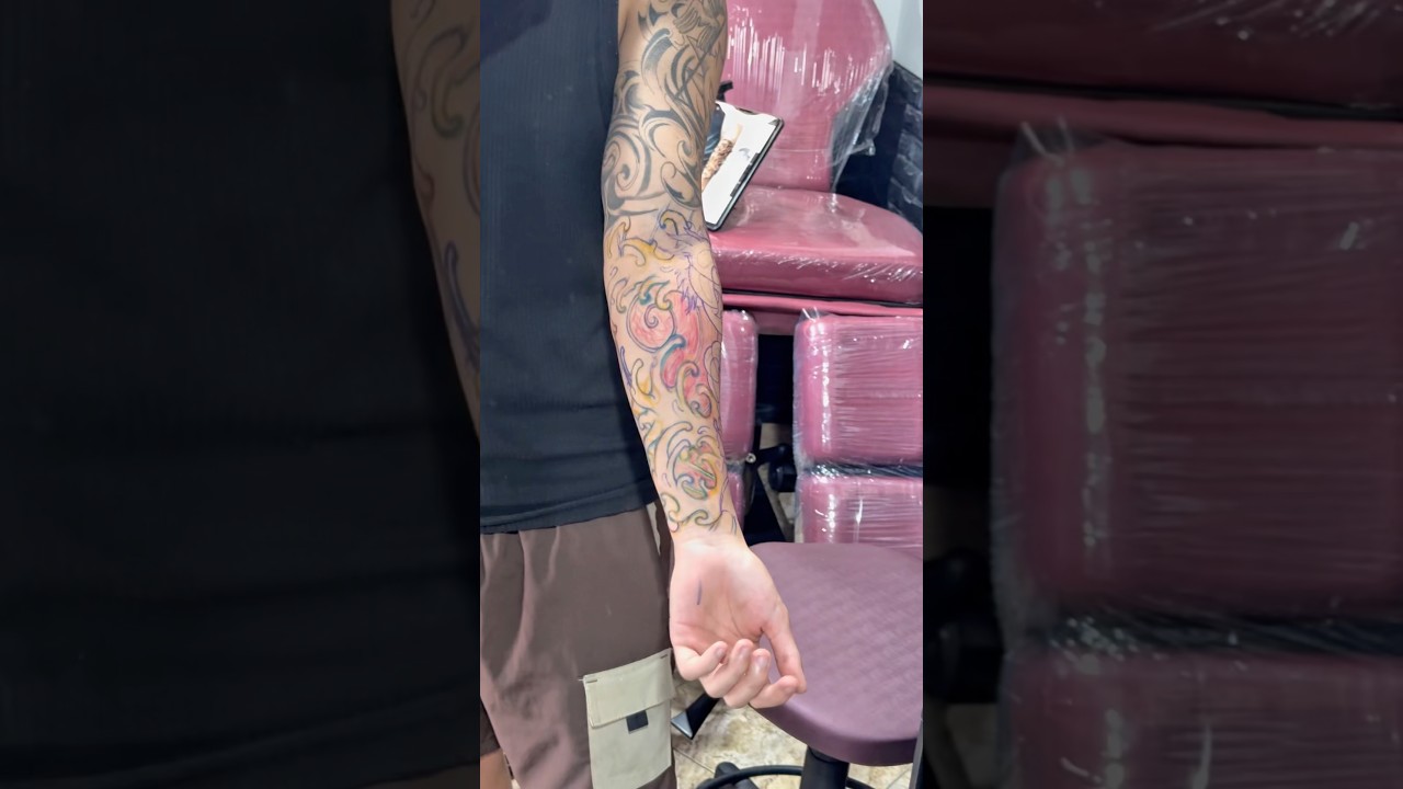 Olha oq eu arrumei no braço😱 