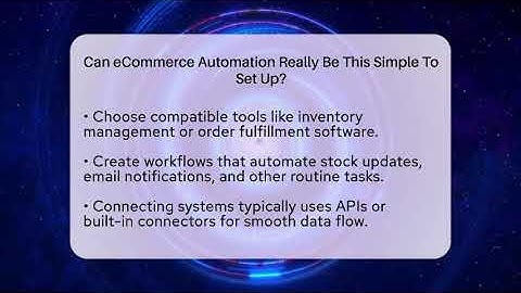 Can eCommerce Automation Really Be This Simple To Set Up? - Ecom SaaS Stack