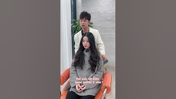 Thay đổi hoàn toàn phong cách cho em gái - 1900 Hair Salon #shorts #1900hairsalon