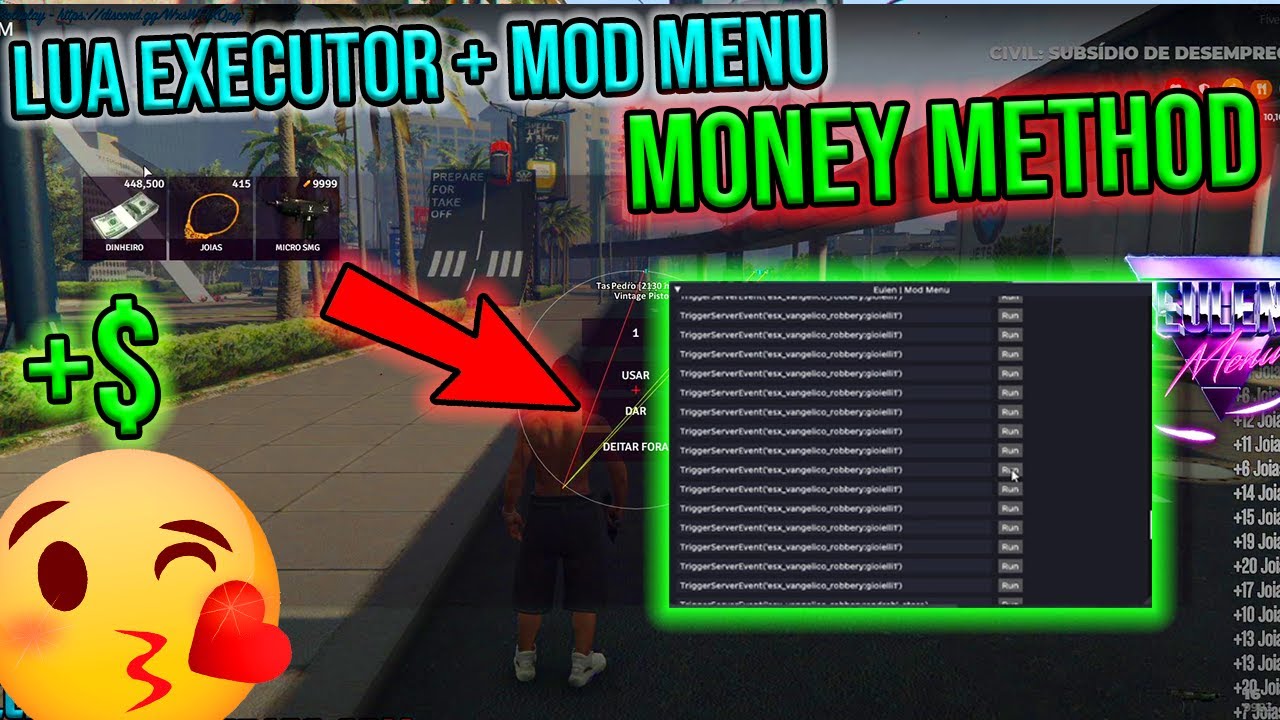 FiveM Lua Executor | Money Method on roleplay server | Mod Menu ...