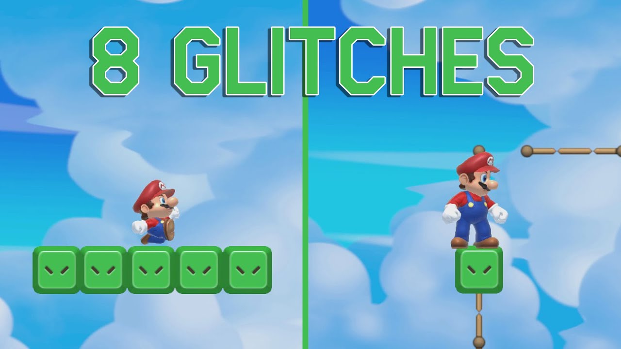 8 Glitches in 1 Level in Super Mario Maker 2