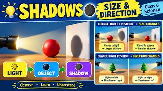 Shadows Explained: Formation, Size & Direction | Class 6 Science | Light | IIT Foundation