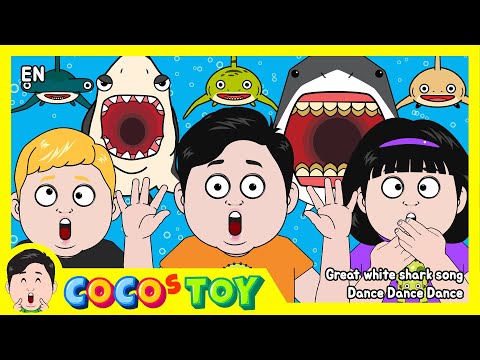 ENㅣCan you <strong>dance</strong> like <strong>this</strong> with great white shark song? #DanceChallengeㅣCoCosToy Nursery Rhymes