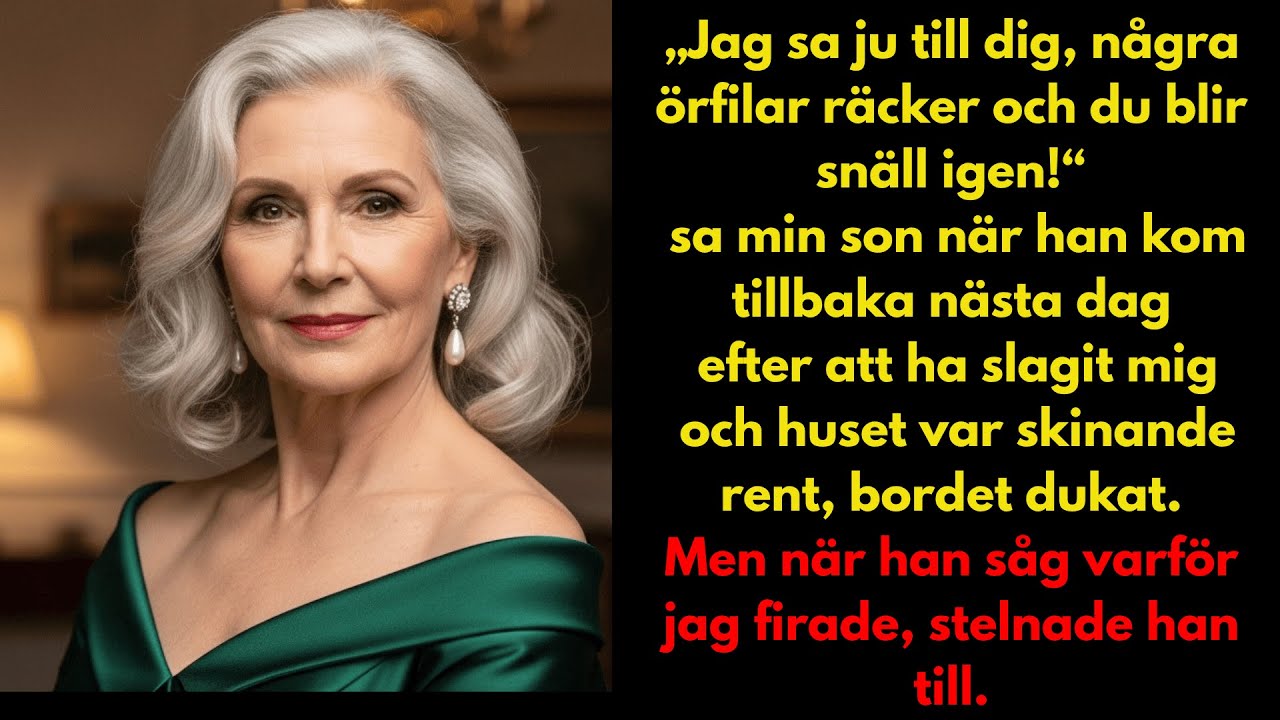 „Jag visste att några örfilar skulle få dig att lugna ner dig“, skrattade min son  Fem minuter senar