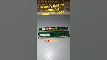 DDR3 vs DDR4  memory desktop