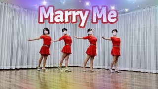 Marry Me Line Dance (Improver)/Dee Musk (UK)-January 2023