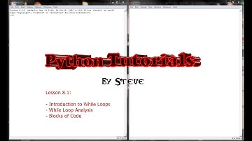 Python Tutorial v3.2.5 Lesson 8.2 - While Loop Application, Comments, Data Conversion