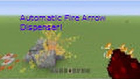 Minecraft PS3/PS4 Tutorial:Automatic Fire Arrow Dispenser