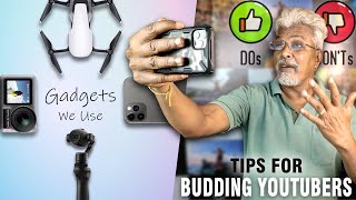 Gadgets We Use Worth ₹.3,00,000😮 | Tips for Budding YouTubers!