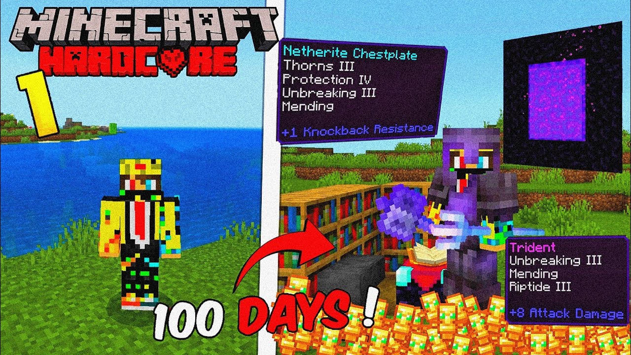 THE ULTIMATE START IN MINECRAFT HARDCORE (Hindi)