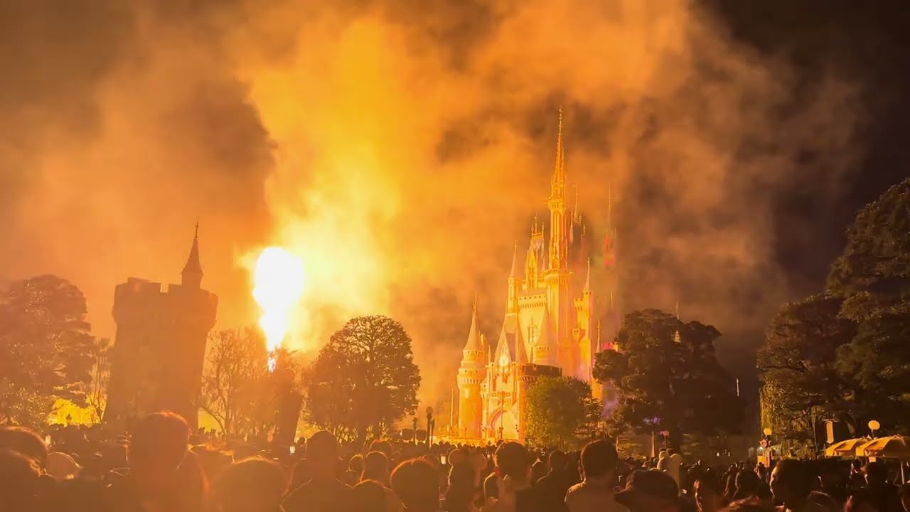 【4K】右側パレードルートから眺める Reach for the Stars リーチフォーザスターズ 東京ディズニーランド 新ナイトタイムエンターテイメント記録動画 2024.10.16