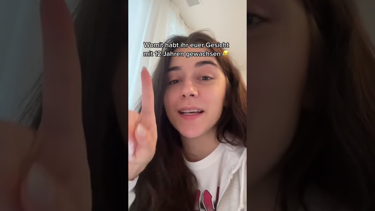 Womit habt ihr euer Gesicht mit 12 Jahren gewachsen?😅 