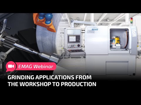 Grinding Applications on the WPG 7, W 11 CNC & W 11 EVO