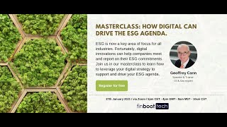 Masterclass highlights: How digital can drive the ESG agenda