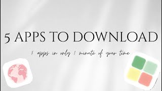 5 best apps to download! (study, focus, shopping)  screenshot 4