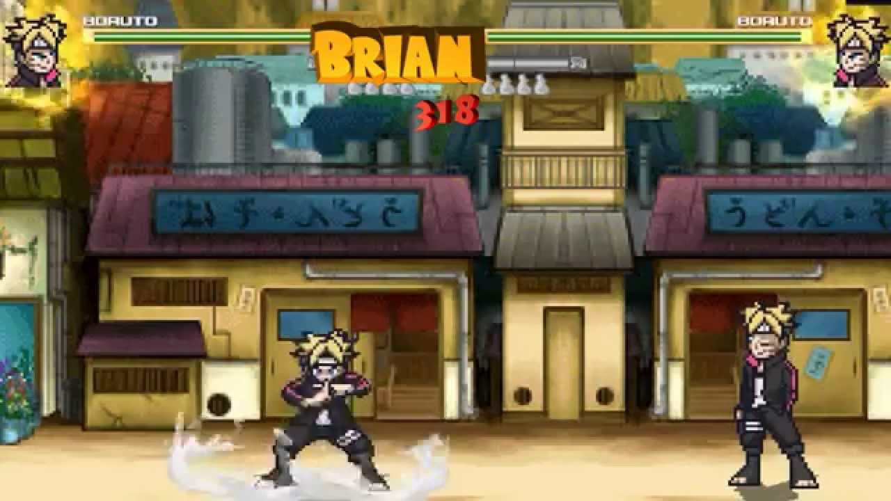 Boruto NZC Mugen Char-Test #2-Sound and Charge by Brian318