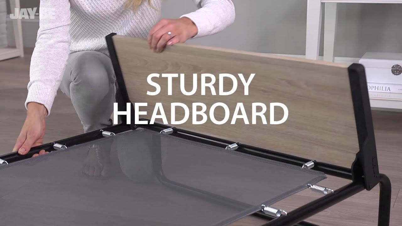 JAYBE® Revolution Folding Guest Bed with Memory Foam Mattress YouTube