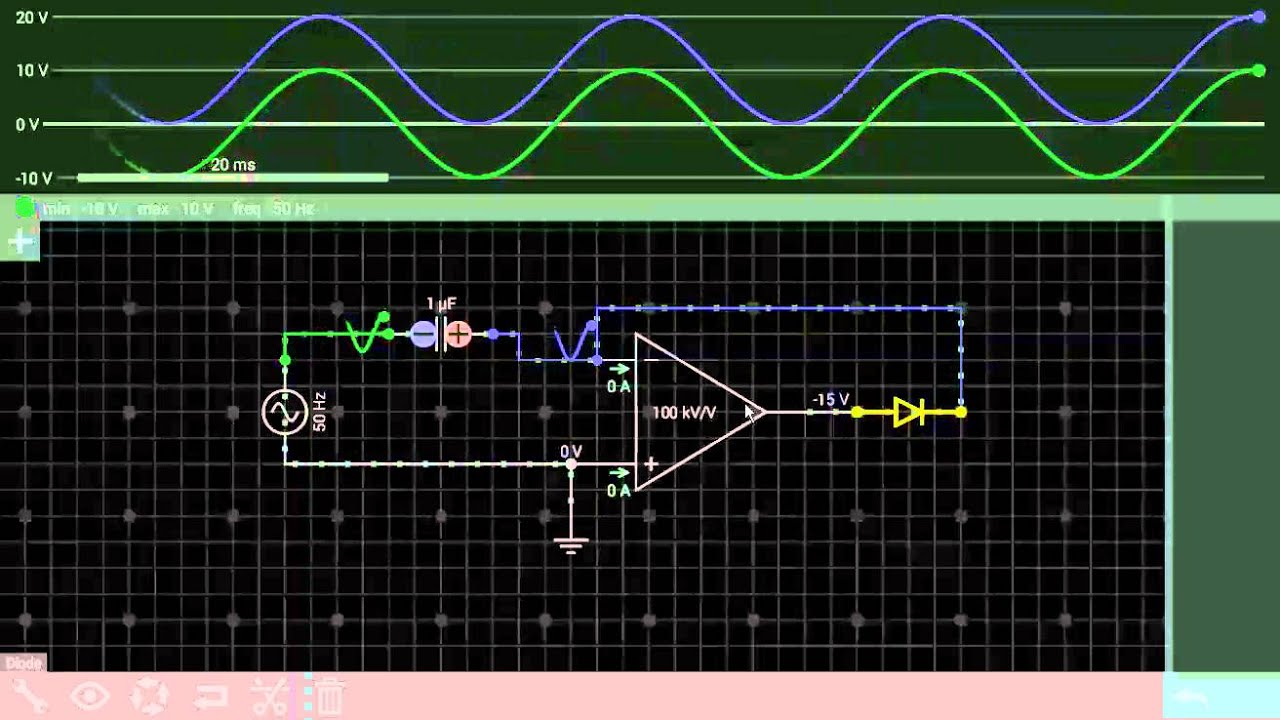 clamper circuit using OP AMP - YouTube