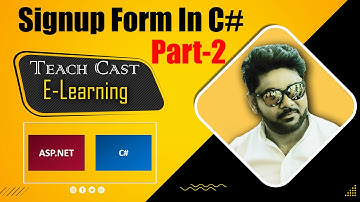 Registration Form In ASP.NET PART 2 | How To Create User registration Form In ASP.NET |