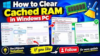 PC Slow Hai RAM Cache Clear Karo!  Easy Method | Windows 10,11 new trick 2026 #viral #slow #fastpc