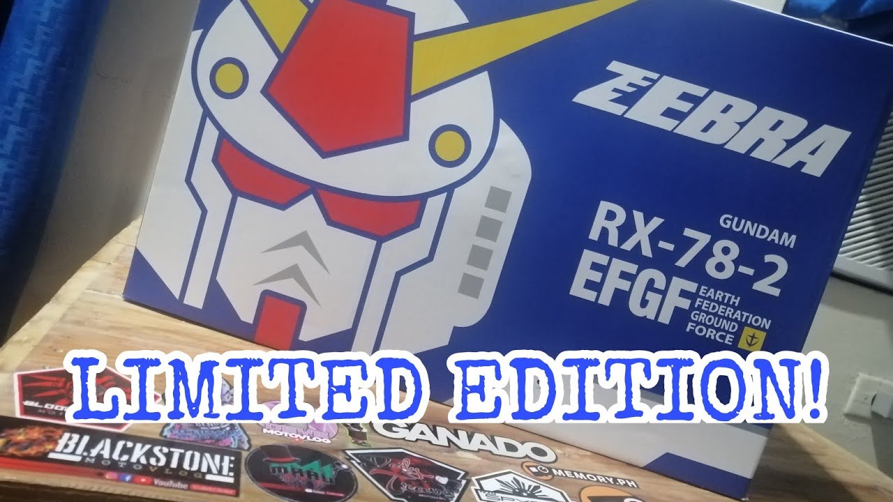 165 ZEBRA HELMET GUNDAM SERIES LIMITED 