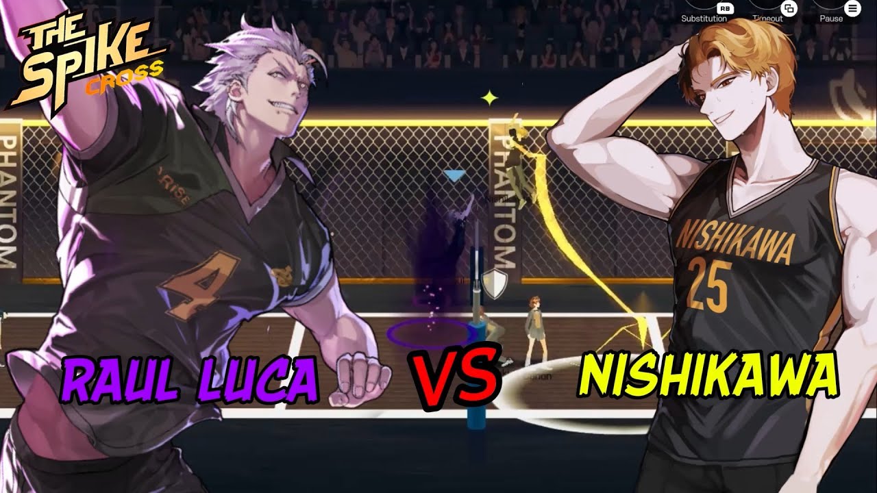 Raul Luca VS Nishikawa, Full Power Battle Of World's Top 5 Spiker - The Spike Volleyball Cross