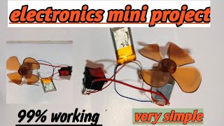 mini project||mini project kaise banaen||DC motor with fan||