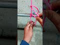 how to tie ropes second end knot 🫢 #knot #ropeknots