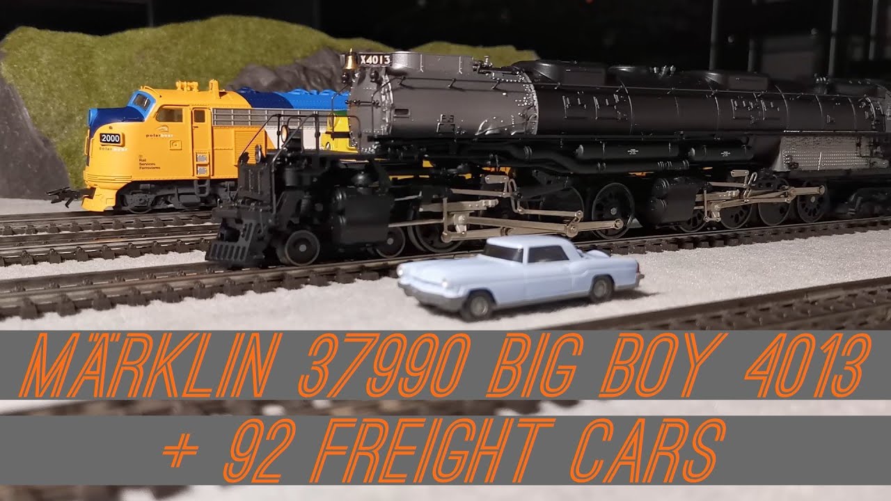 Märklin 37990 US-Dampflok Big Boy 4013 + 92 Freight Cars