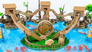 Build Hamster Maze - DIY Cardboard Hamster Floating House screenshot 5