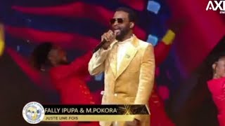 Fally Ipupa et M Pokora Juste une fois Prestation au diner de Gala pour la fondation Ivoirienne.