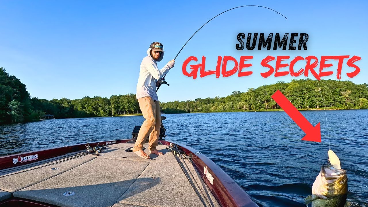 Summertime Glide Bait Secrets || How To Catch Bass Mid Summer On Glide Baits