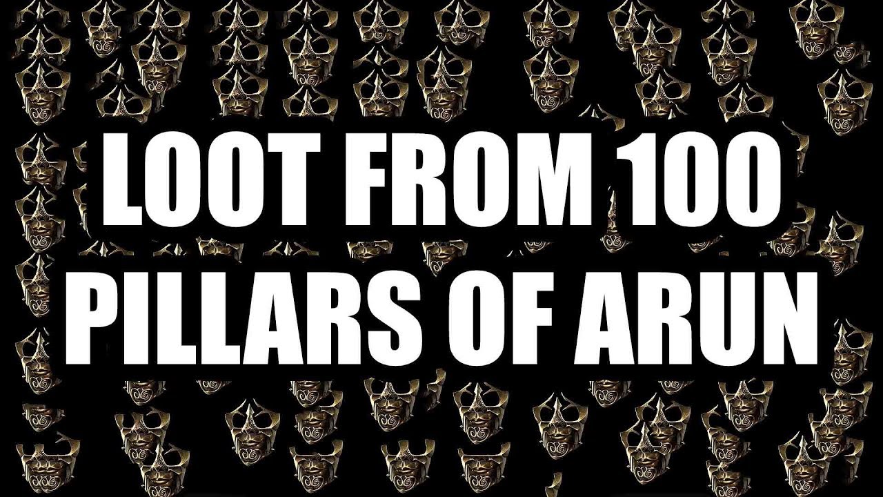 Loot from 100 Pillars of Arun YouTube
