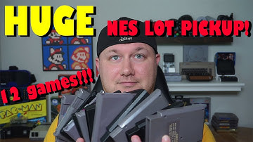 HUGE 12 game NES lot pickup!