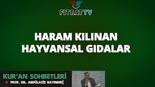 Haram Kılınan Hayvansal Gıdalar (Maide 3. Ayet)