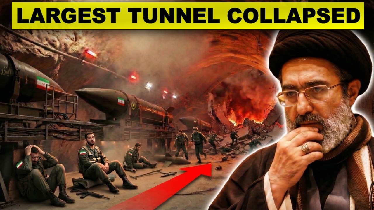 Largest Tunnels of Iran Have Been Collapsed! 300,000 Iranian Troops STRANDED Helplessly!