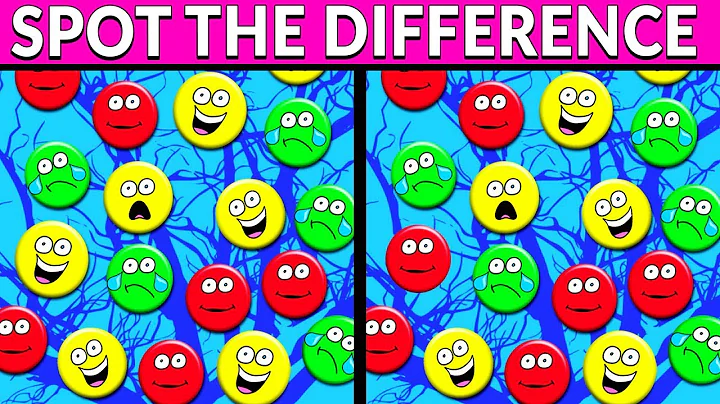 Spot The Difference Brain Games for Kids | Emoji Challenge