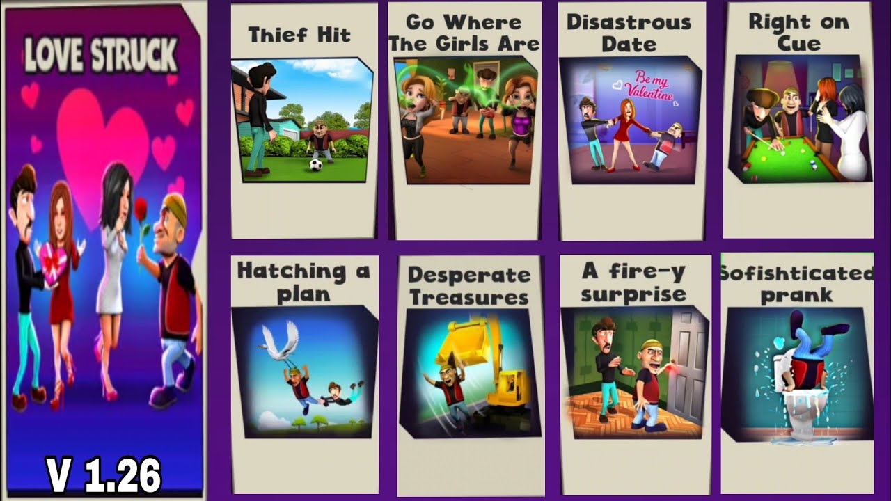 Scary Robber Home Clash- Love Struck All Levels