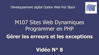 PHP Darija V8 – Handling Errors and Exceptions
